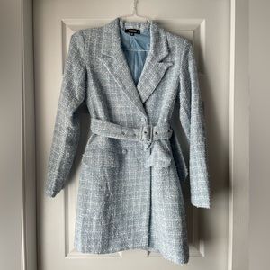 Blue Blazer Dress